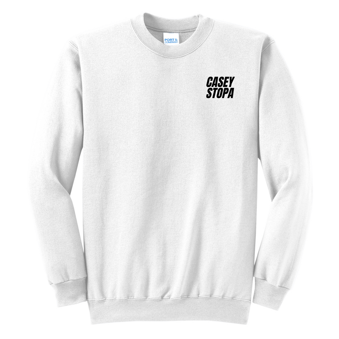 WHITE CREWNECK