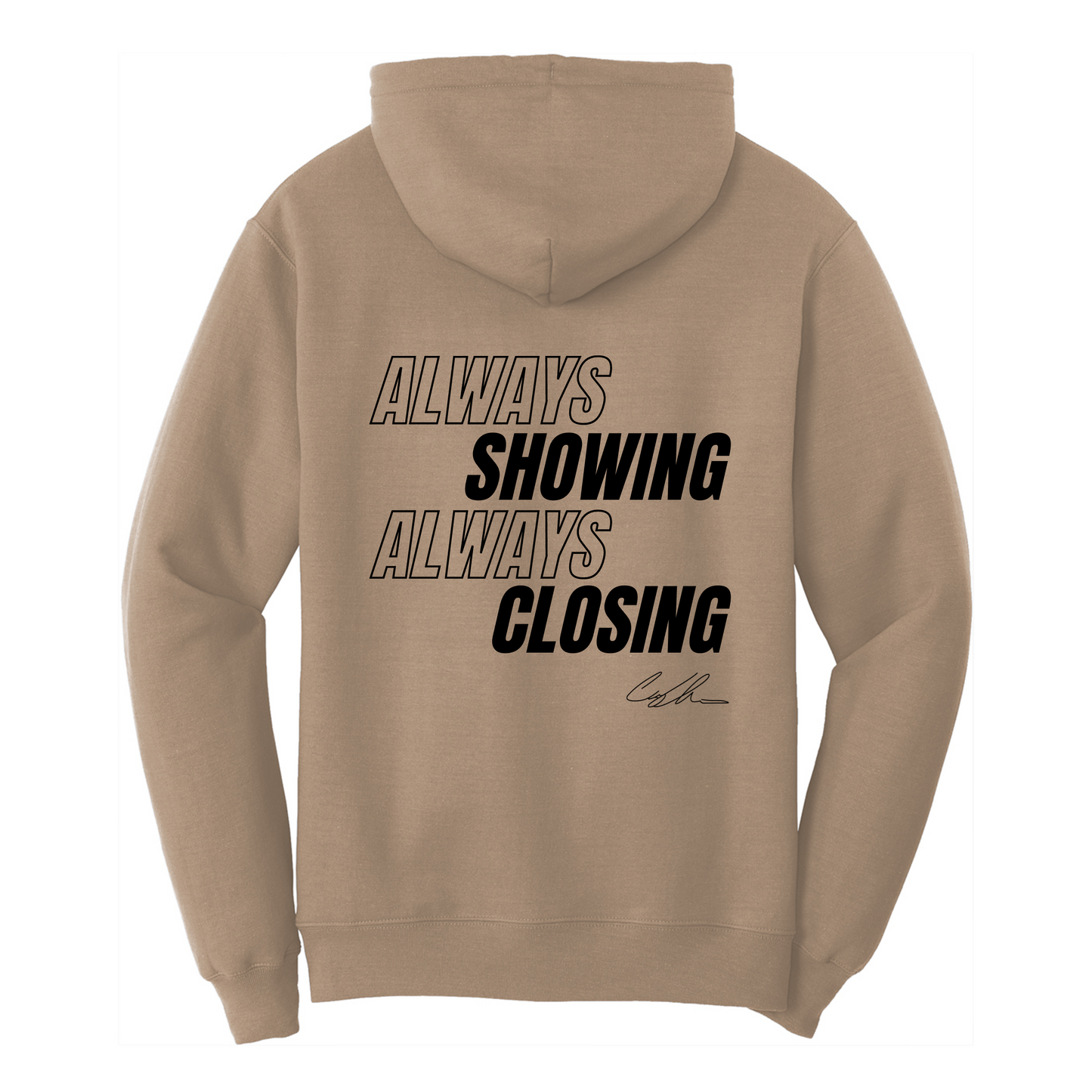 LIGHT BROWN HOODIE