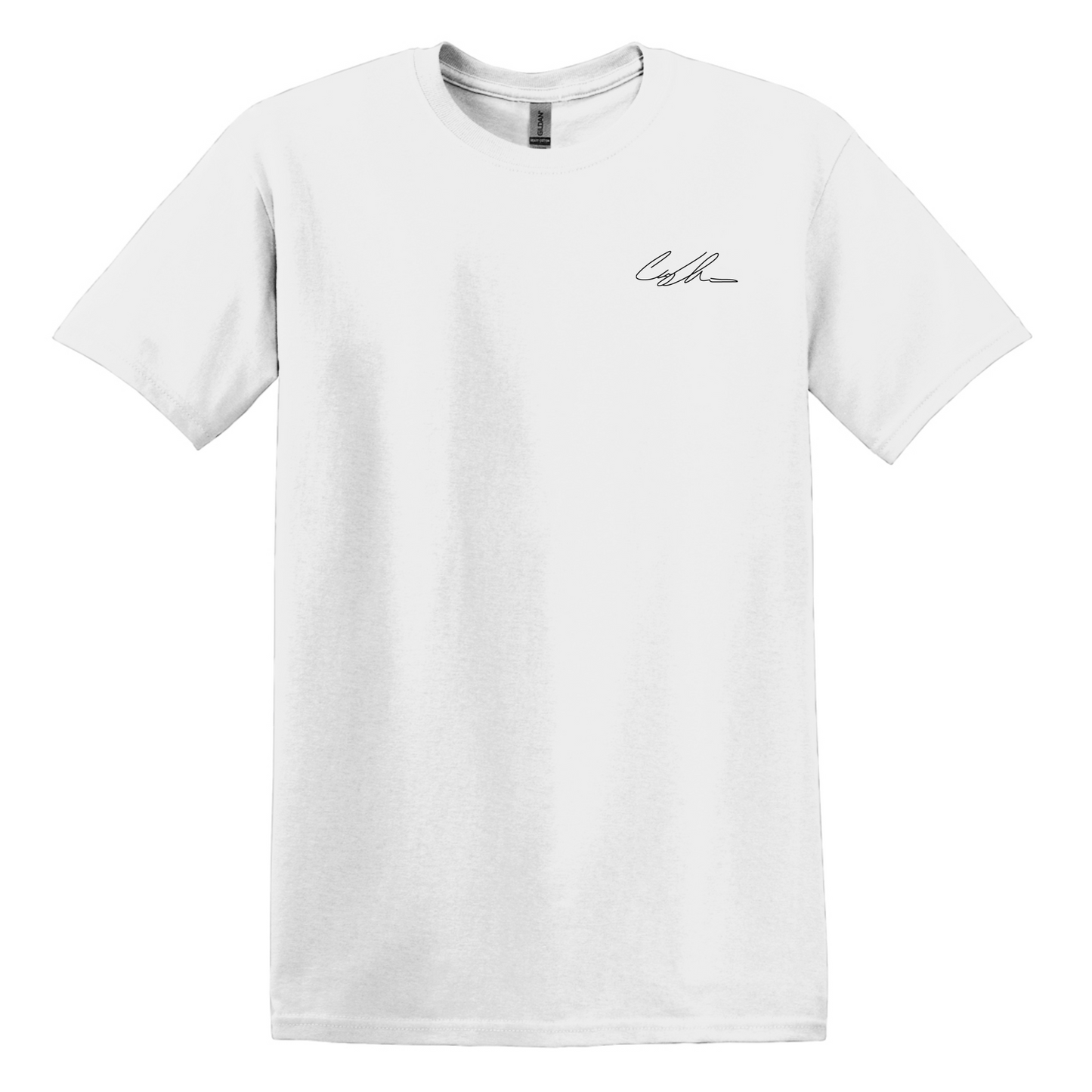 WHITE SIGNATURE T-SHIRT