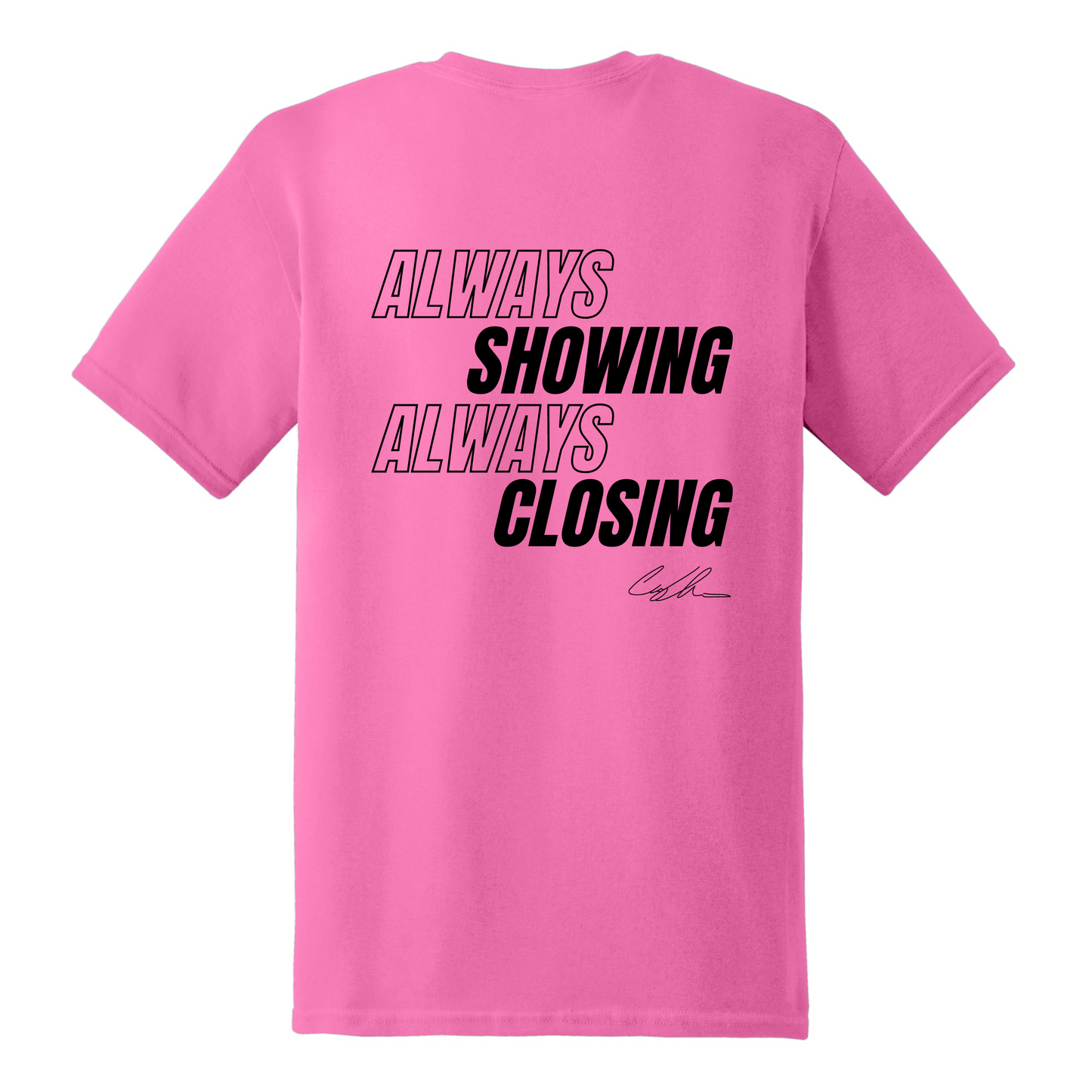 PINK SIGNATURE T-SHIRT