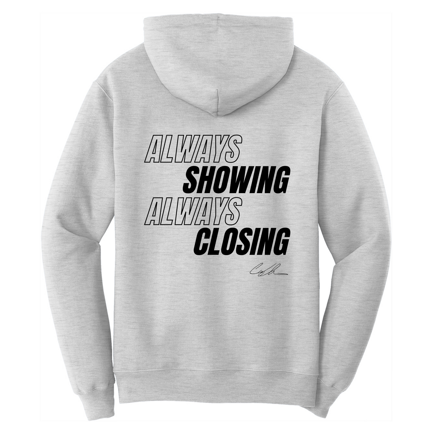 LIGHT GREY HOODIE