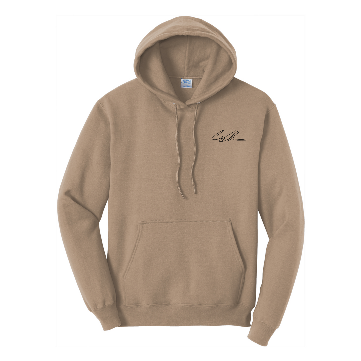 LIGHT BROWN SIGNATURE HOODIE